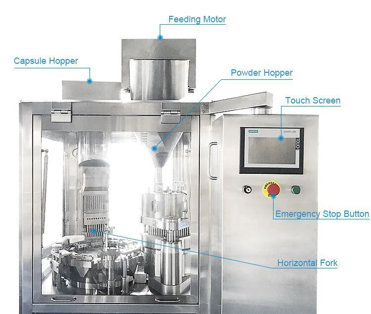 Njp-Series Automatic Capsule Filling Machine Hard Gelatin Capsule Filler Ehg Capsule Filling Machine