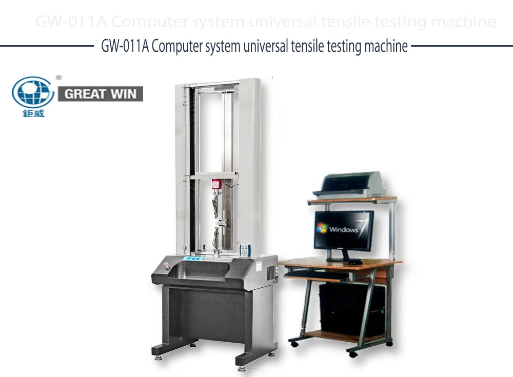 Maquina De Prueba De Rotura Por Traccion Del Sistema Servo Informatico, Equipo De Prueba Universal PARA Plastico, Cuero (GW-011A)